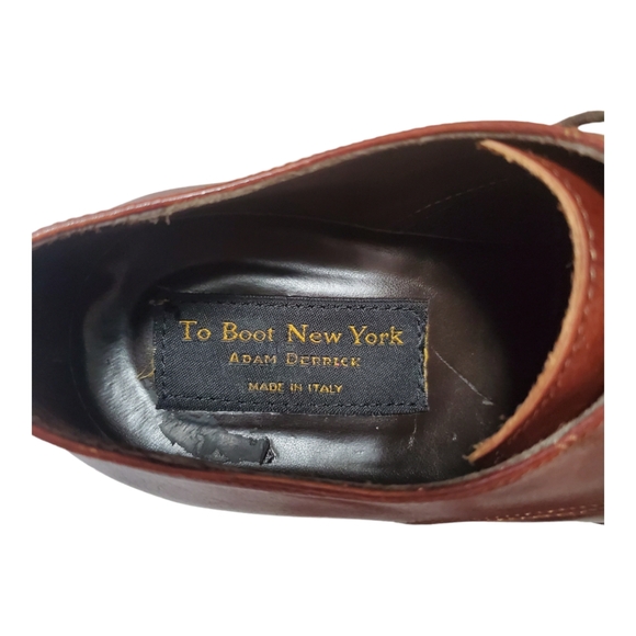 To Boot New York Adam Derrick Marrone (Brown) Leather Shoe. Men's 9.5 - Picture 6 of 9